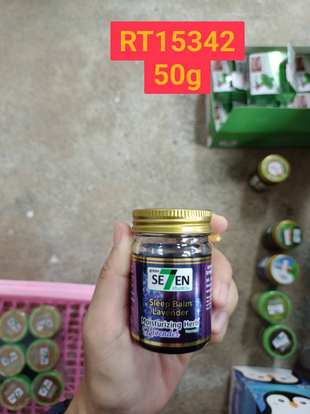 GREEN SEVEN Sleep Balm Lavender 50g.